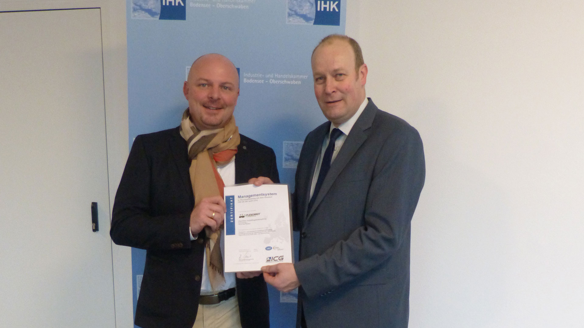 Thilo Fleschhut bei der IHK